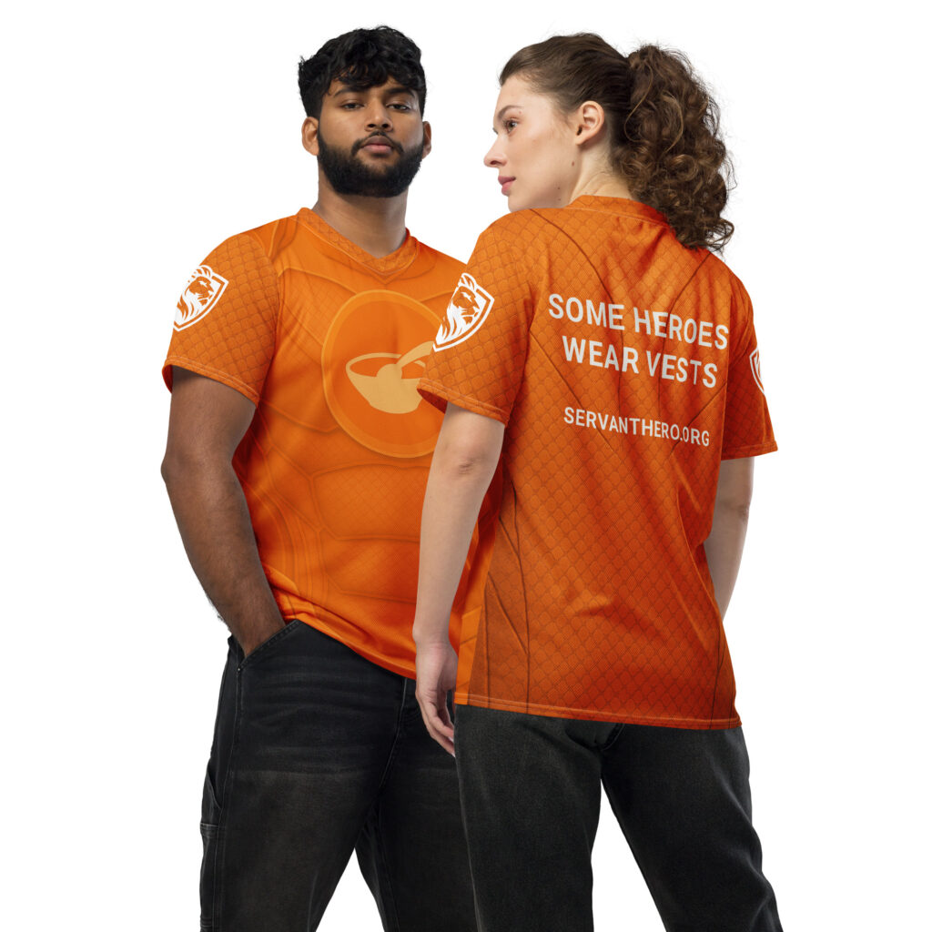 Servant Hero: Hunger Awareness Jersey (Orange)