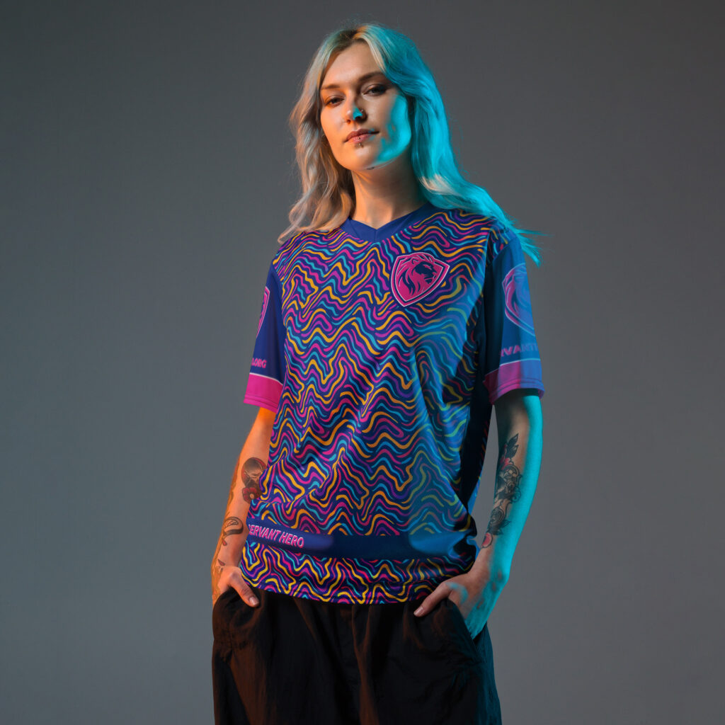 Neon Pulse sports jersey