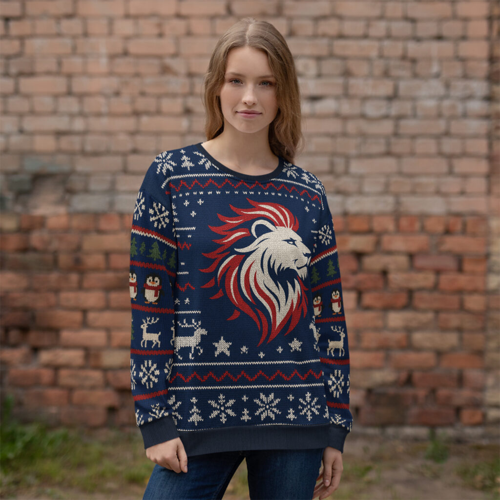 Lions USA & Affiliates Ugly Holiday Sweater