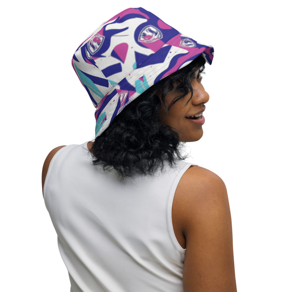 Neon Pulse: Reversible bucket hat