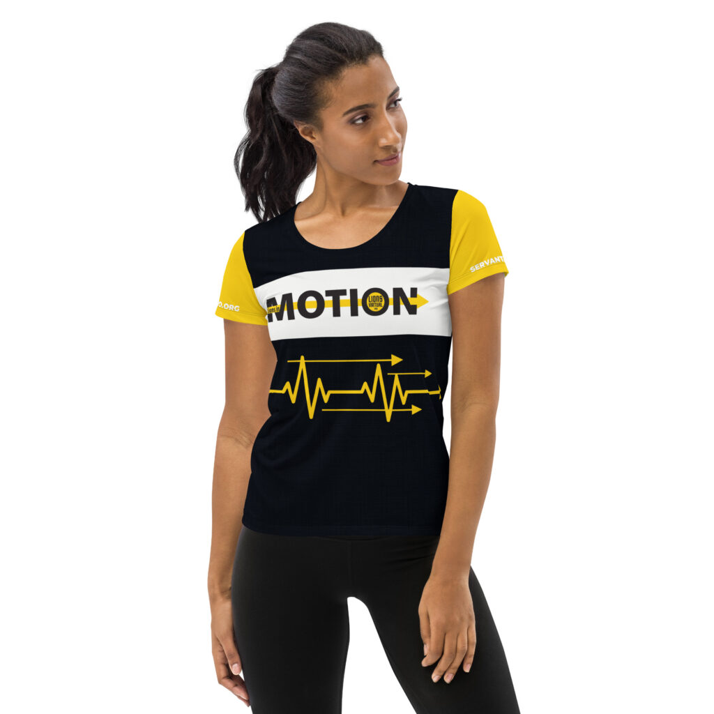 Keep Going, Keep Shining - Women's athletic t-shirt