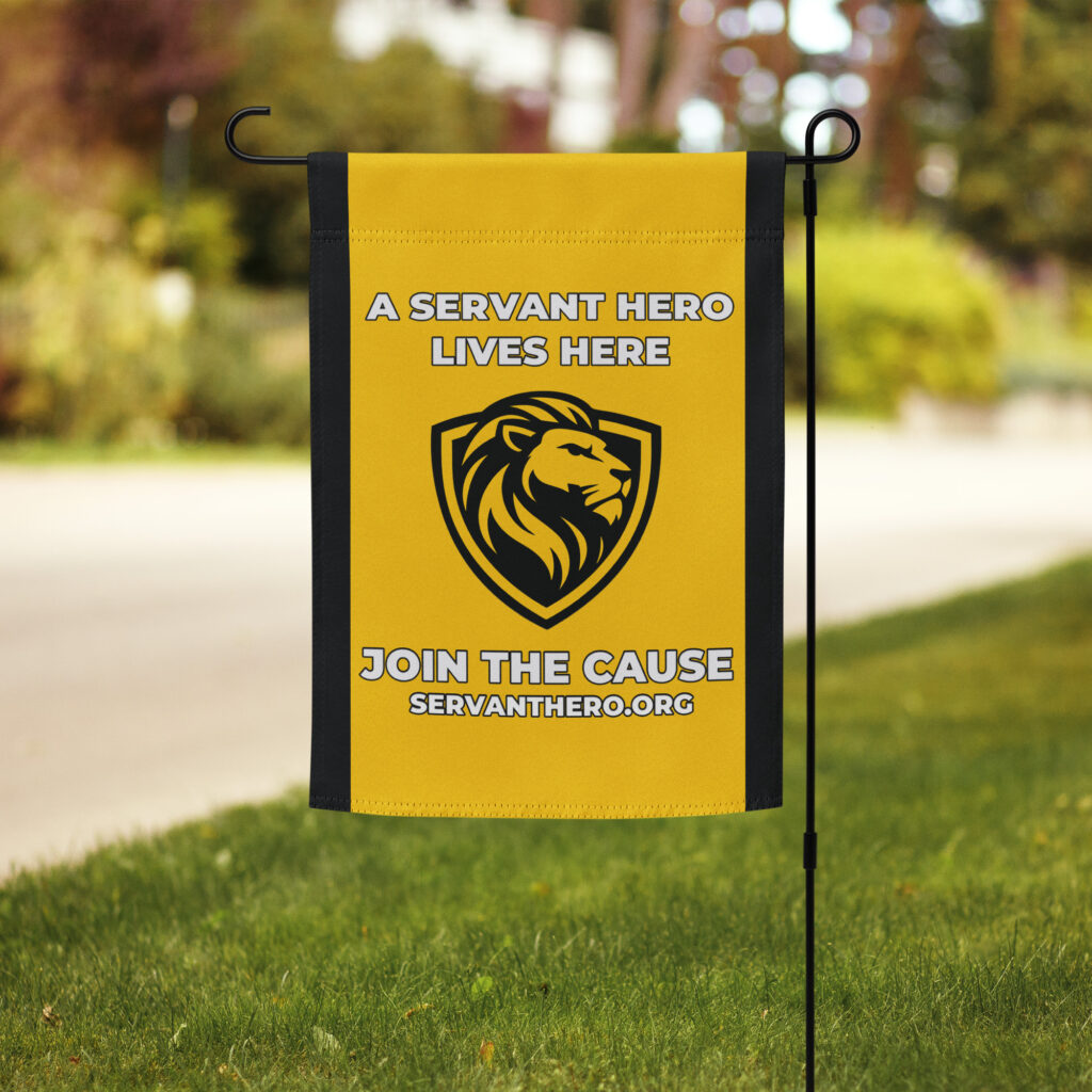 SH Lives Here - Garden flag