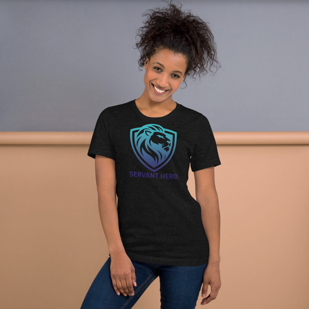 Servant Hero Crest T-shirt (Blue/Purple)