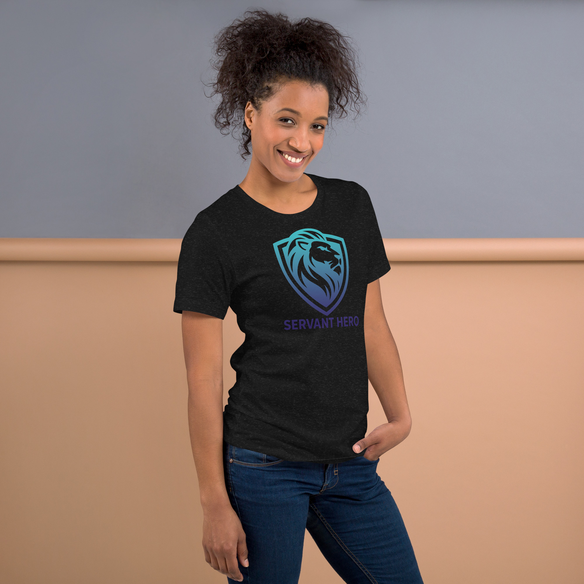 Servant Hero Crest T-shirt (Blue/Purple) - Image 26