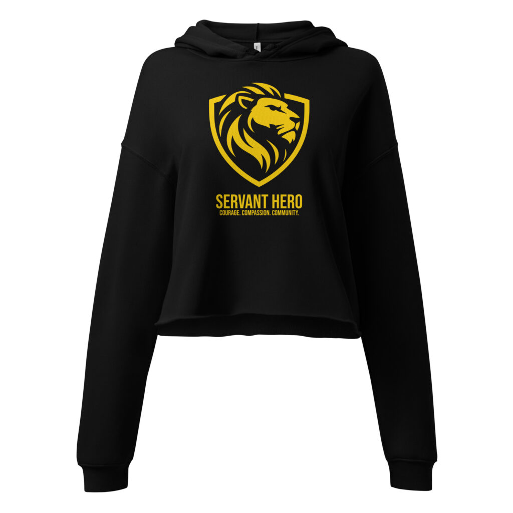 Servant Hero Women’s Crop Hoodie