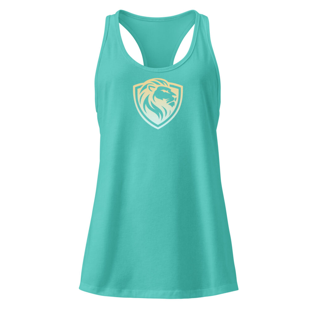 Servant Hero Aqua racerback tank