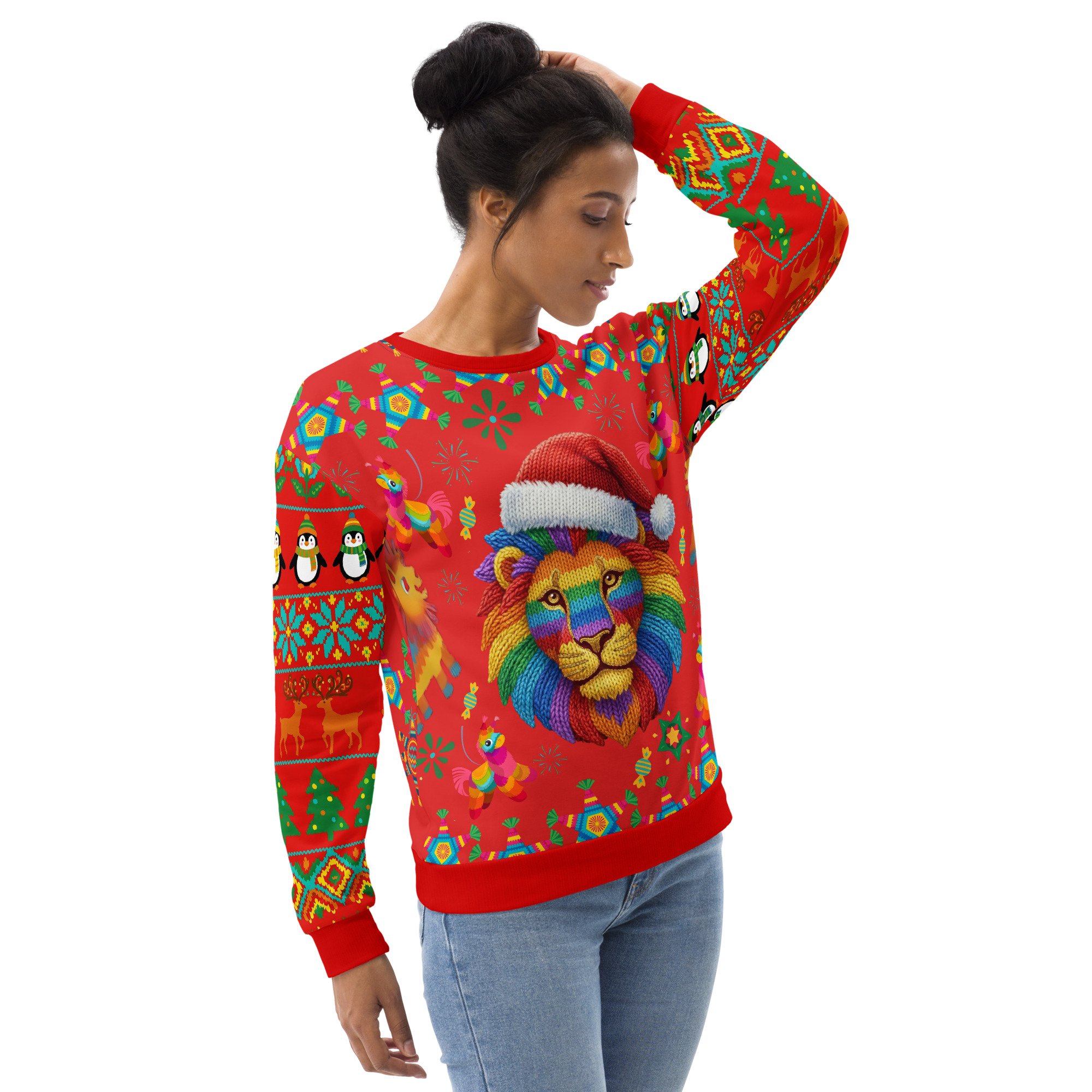 Rainbow Majesty Lion – Ugly Sweater Contest Winner Edition - Image 13