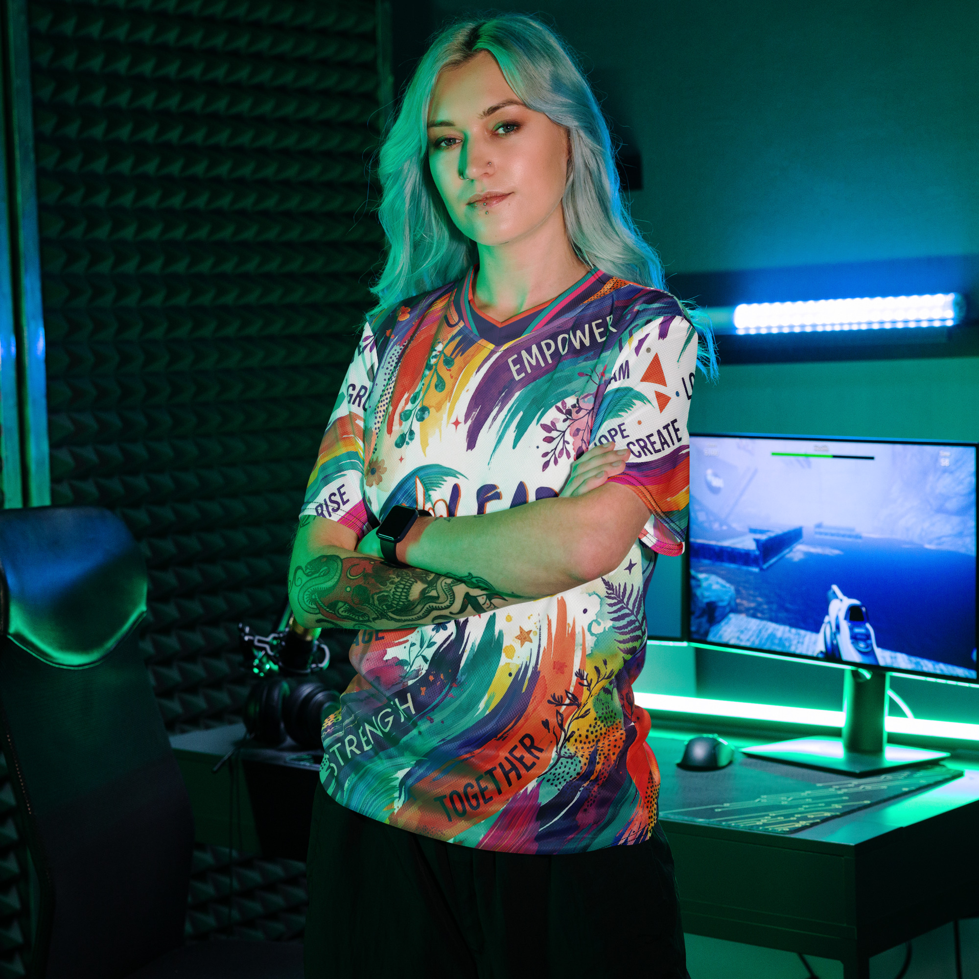 she Leads sports jersey - Image 15
