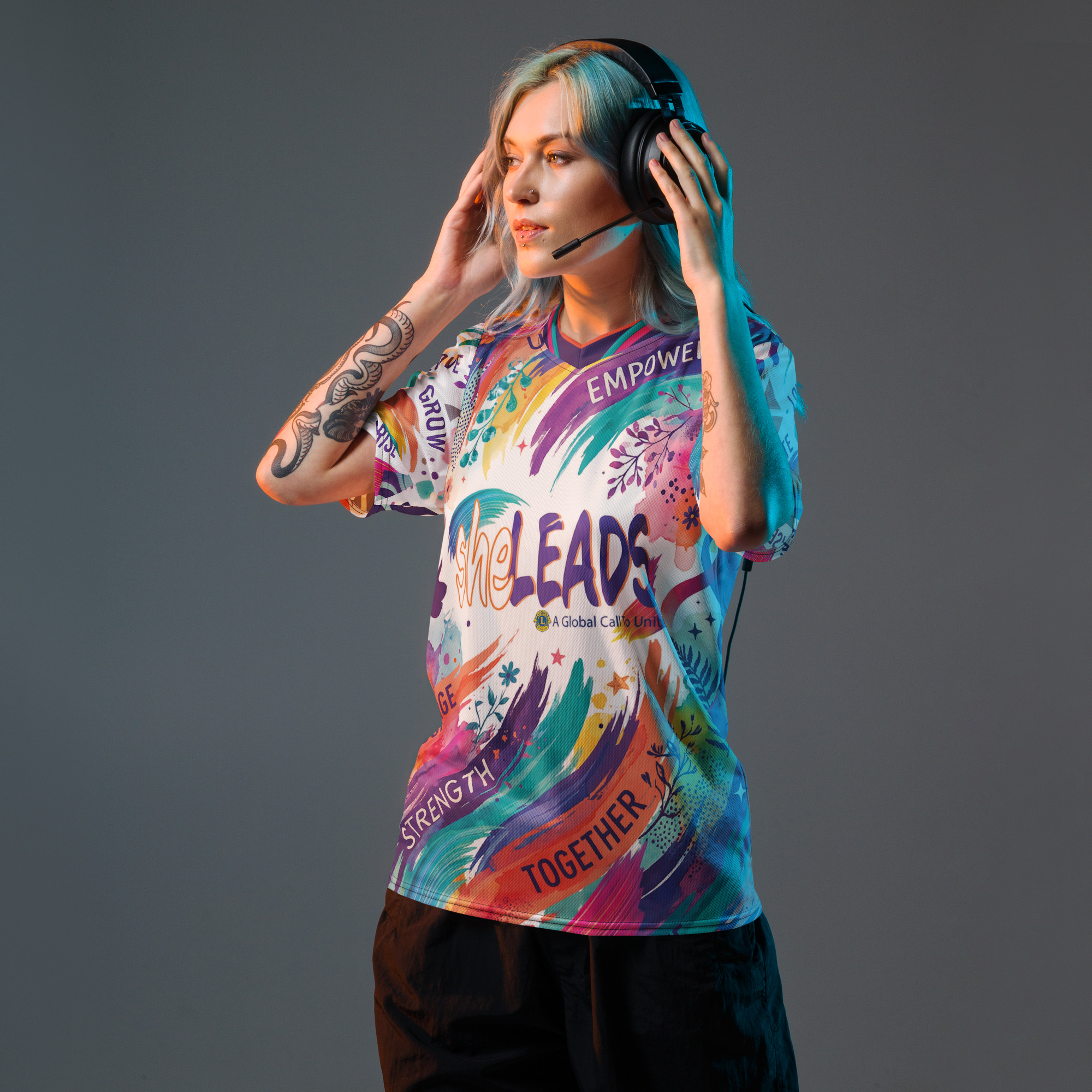 she Leads sports jersey - Image 14