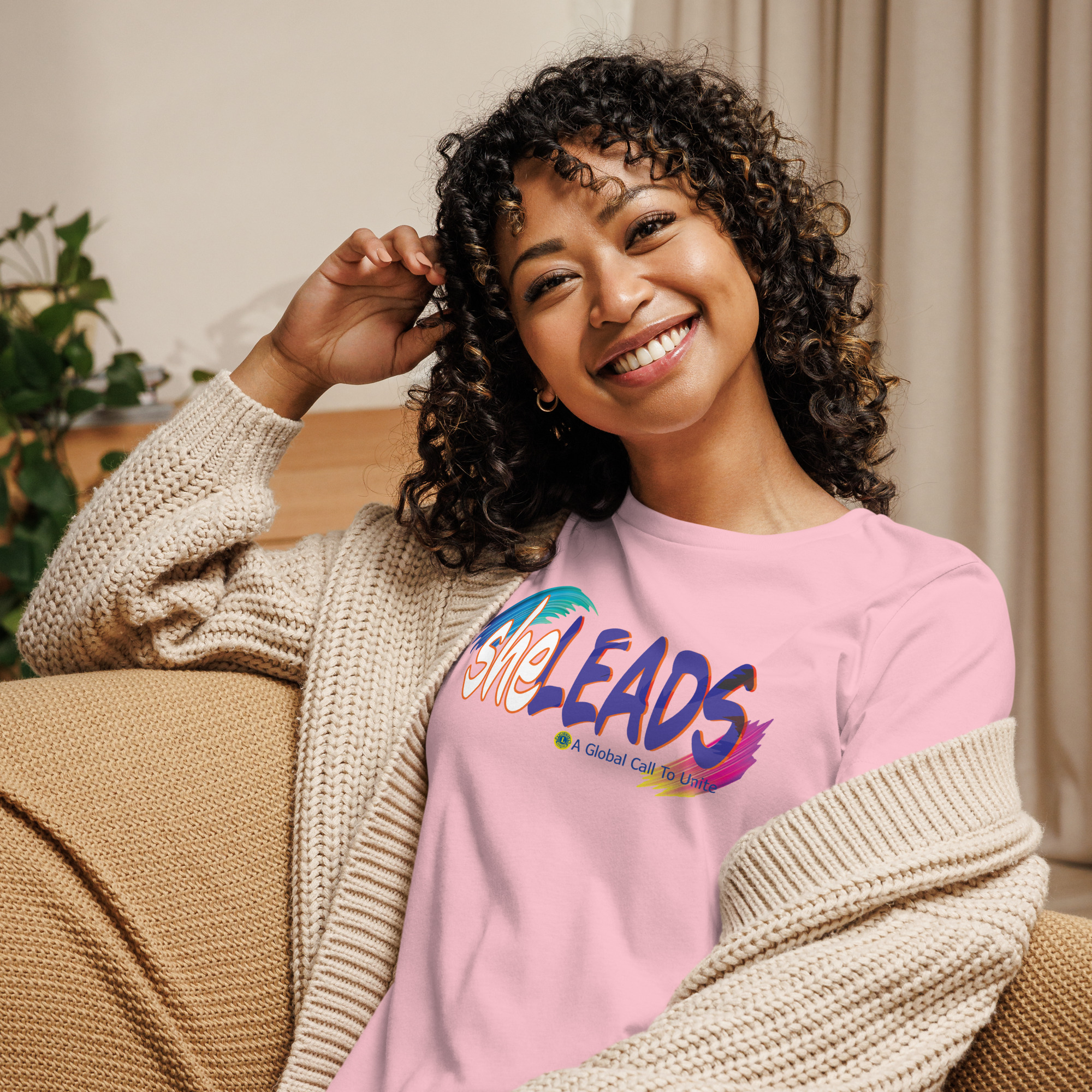 she Leads Women's Relaxed T-Shirt - Image 39